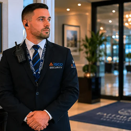Hotel security guard